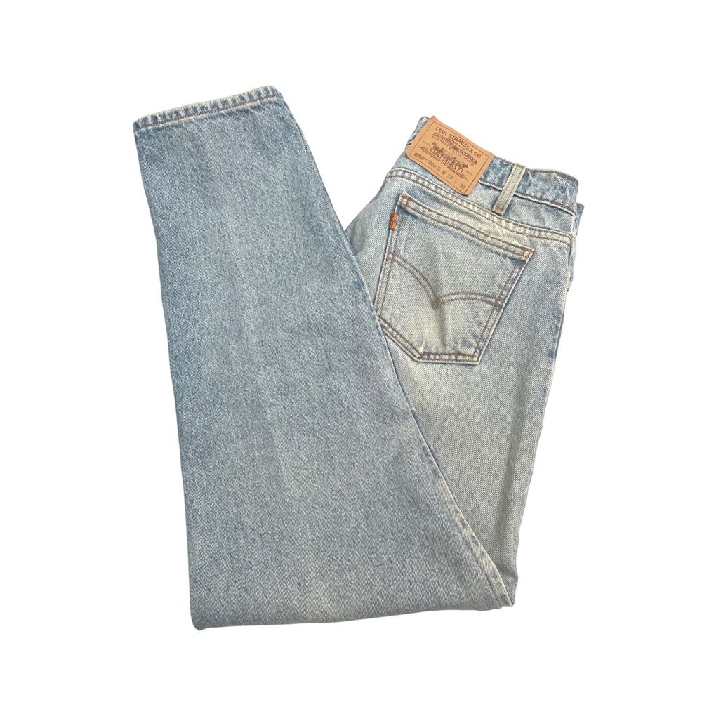 Vintage Levi's Orange Tab 550 Jeans Mens 34x32 Light Wash Relaxed‎ Tapered 90s